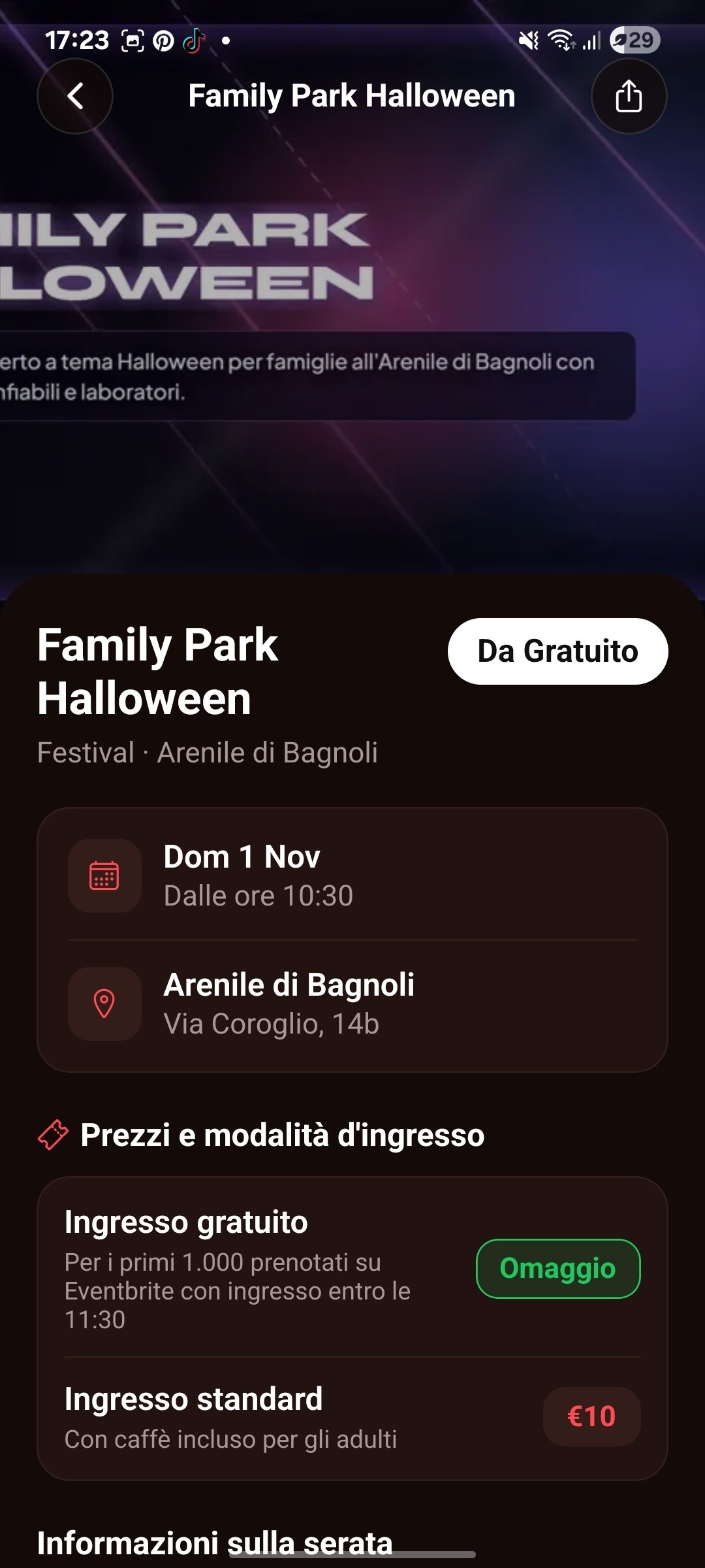Dettaglio Evento